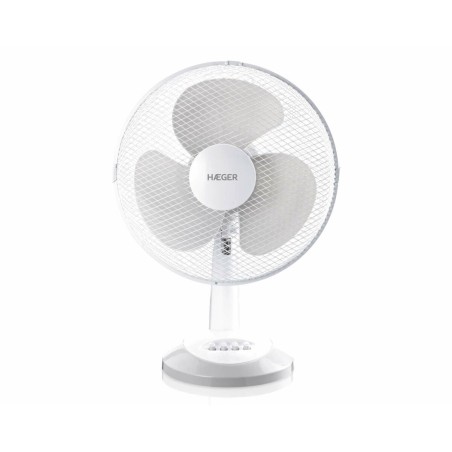 Ventilateur de Bureau Haeger FA016007A 45 W Blanc