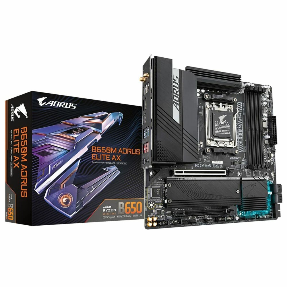 Carte Mère Gigabyte B650M AORUS ELITE AX AMD AM5