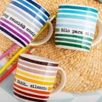 Tasse mug Quid 4u Multicouleur Céramique 330 ml (12 Unités) (Pack 12x)