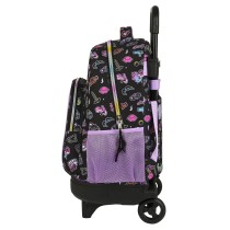 Cartable à roulettes Monster High Creep Noir 33 X 45 X 22 cm