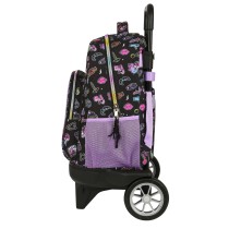 School Rucksack with Wheels Monster High Creep Black 33 X 45 X 22 cm