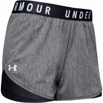 Damen-Sportshorts Under Armour Play Up 3.0 Twist Dunkelgrau Schwarz