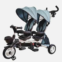 Kinderwagen New Giro Twin Zwillinge türkis 125 x 51 x 110 cm