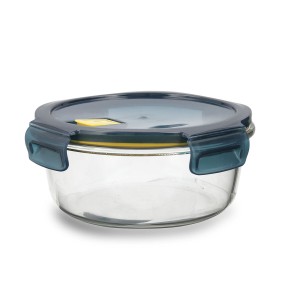 Lunchbox hermetisch Quid Astral 950 ml Blau Glas 18 x 18 x 8 cm