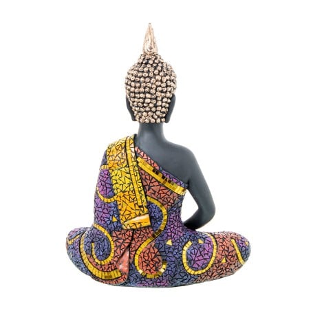 Decorative Figure Alexandra House Living Multicolour Plastic Buddha 22 x 13 x 30 cm