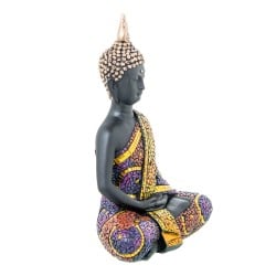 Decorative Figure Alexandra House Living Multicolour Plastic Buddha 22 x 13 x 30 cm