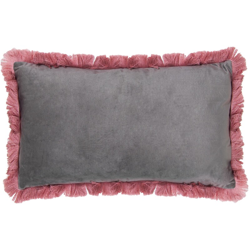 Coussin Alexandra House Living Gris Rose Textile 50 x 30 cm