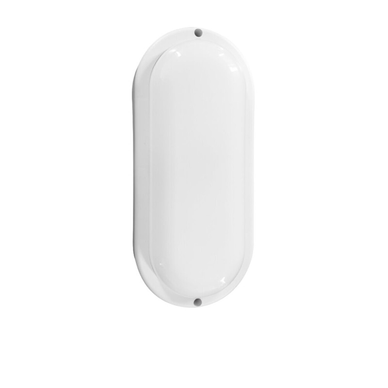 Wall Light EDM 32449 White Plastic F 18 W 120 W 1820 Lm Movement Sensor Light sensor Oval (6400 K)