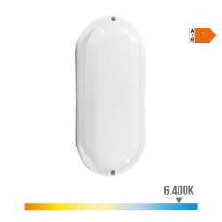 Applique Murale EDM 32449 Blanc Plastique F 18 W 120 W 1820 Lm Capteur de Mouvement Capteur de lumière Oblongue (6400 K)