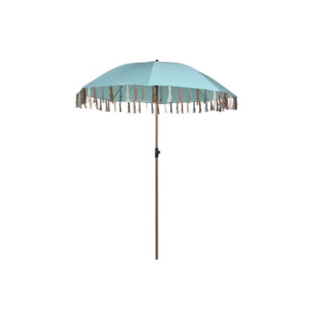 Parasol DKD Home Decor Acier Aluminium Bleu ciel (180 x 180 x 190 cm)