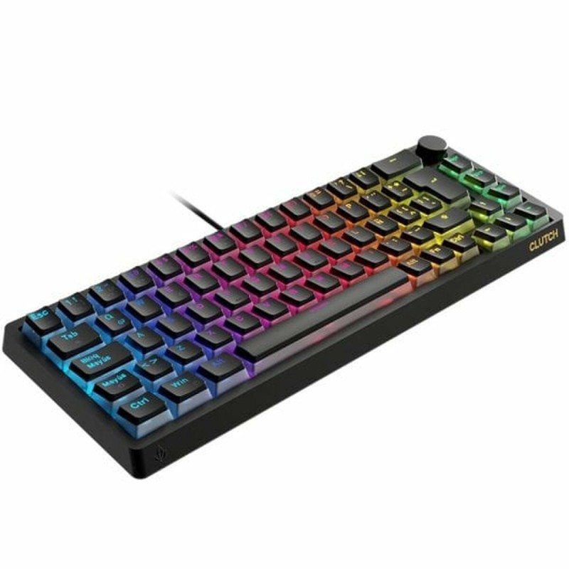 Gaming Tastatur Forgeon Clutch Schwarz Qwerty Spanisch