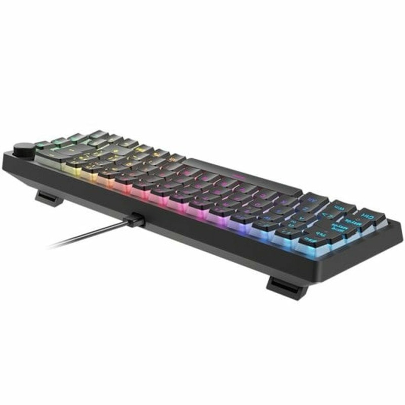 Gaming Tastatur Forgeon Clutch Schwarz Qwerty Spanisch