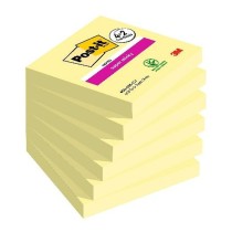 Haftnotizen Post-it Super Sticky Gelb 76 x 76 mm 6 Stücke (24 Stück)