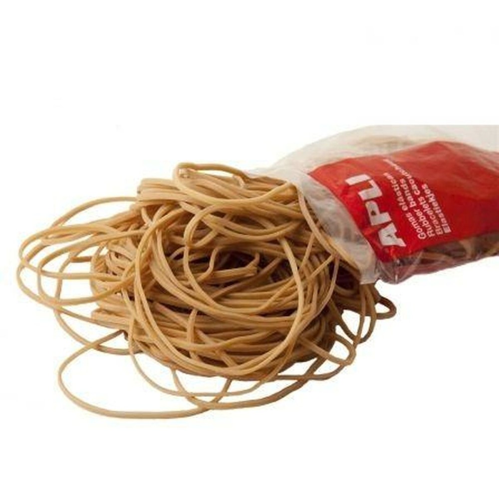 Elastic bands Apli Brown Ø 8 cm (100 Units)