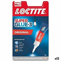 Adhésif instantané Loctite Super Glue 3 3 g (12 Unités)