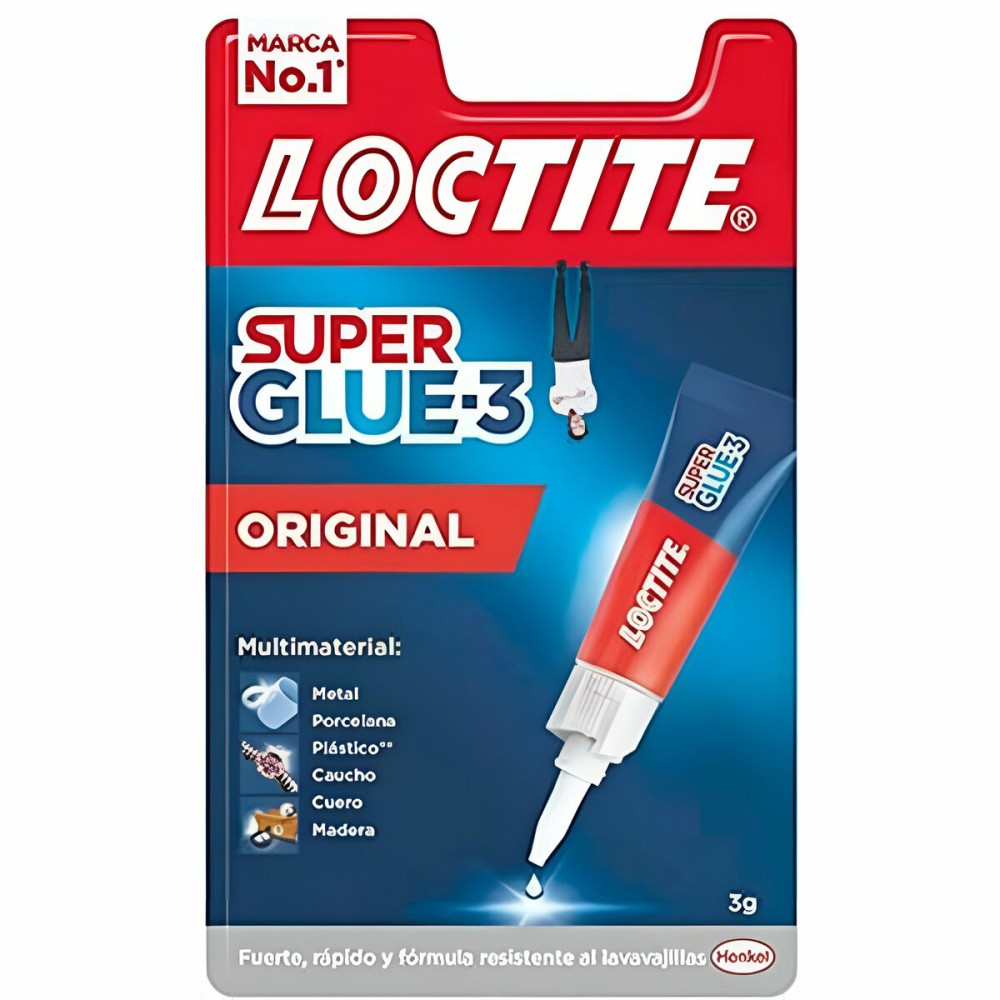 Adhésif instantané Loctite Super Glue 3 3 g (12 Unités)