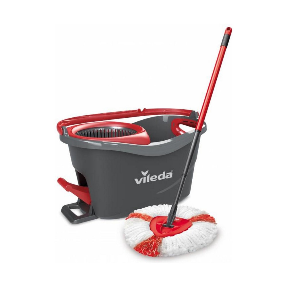 Mop with Bucket Vileda Turbo Easywriting & Clean PP