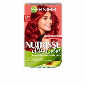 Teinture permanente Garnier Nutrisse Nº 6.60 Rouge intense