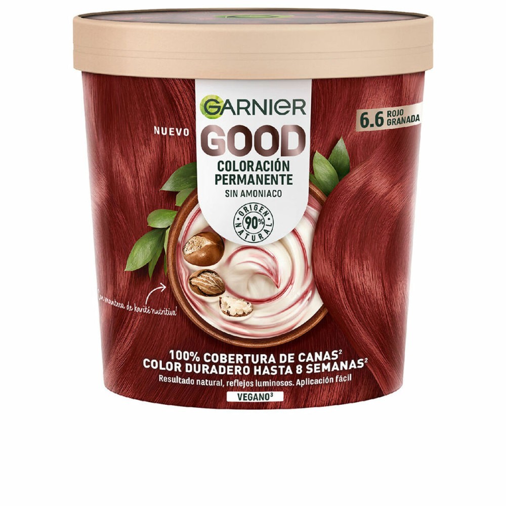 Teinture permanente Garnier Good Nº 6.6 Rouge (1 Unités)