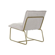 Sessel DKD Home Decor Beige Gold Metall (66 x 71 x 77 cm)