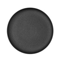 Assiette plate Bidasoa Fosil Noir Céramique 26,5 x 26,4 x 2,3 cm (6 Unités)