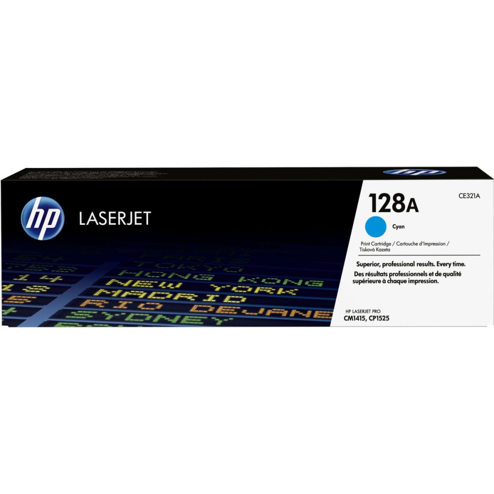 Toner original HP 128A Noir Cyan