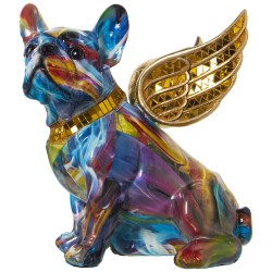 Deko-Figur Alexandra House Living Bunt Kunststoff Hund Flügel 23 x 27 x 29 cm