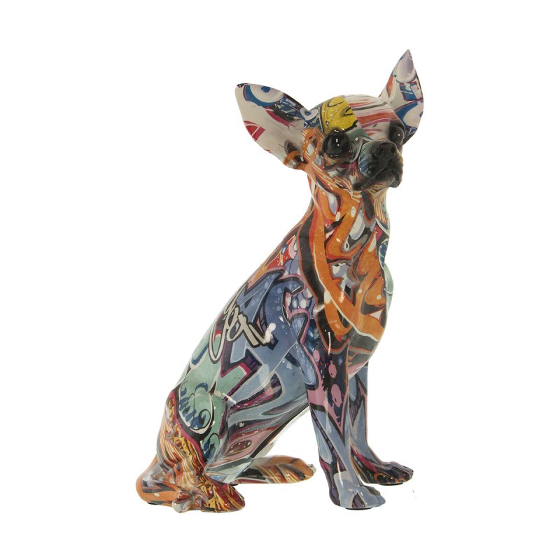 Figurine Décorative Alexandra House Living Multicouleur Plastique Chien 15 x 18 x 27 cm