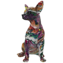 Deko-Figur Alexandra House Living Bunt Kunststoff Hund 15 x 18 x 27 cm