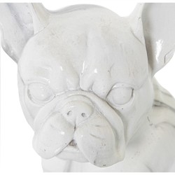 Deko-Figur Alexandra House Living Kunststoff Hund 15 x 18 x 23 cm Marmor