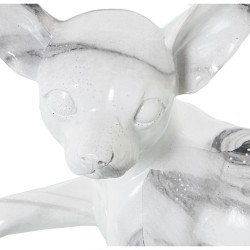 Deko-Figur Alexandra House Living Kunststoff Hund 17 x 28 x 18 cm Marmor