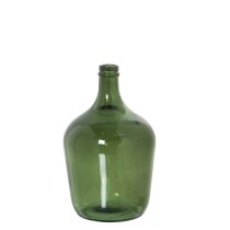 Vase aus recyceltem Glas Alexandra House Living grün Kristall 18 x 30 cm 4 L