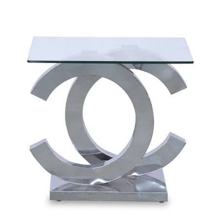 Side table Alexandra House Living Crystal 55 x 55 x 50 cm