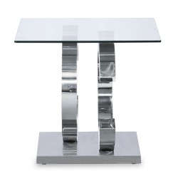 Side table Alexandra House Living Crystal 55 x 55 x 50 cm