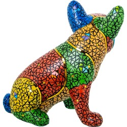 Figurine Décorative Alexandra House Living Multicouleur Plastique Chien 29 x 18 x 28 cm