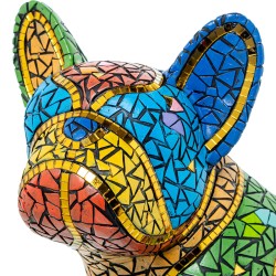 Decorative Figure Alexandra House Living Multicolour Plastic Dog 29 x 18 x 28 cm