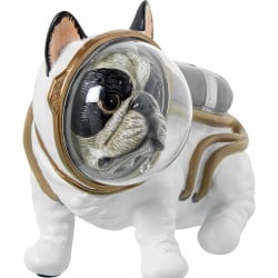 Deko-Figur Alexandra House Living Kunststoff Hund Astronaut 19 x 14 x 18 cm