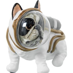 Figurine Décorative Alexandra House Living Plastique Chien Astronaute 19 x 14 x 18 cm