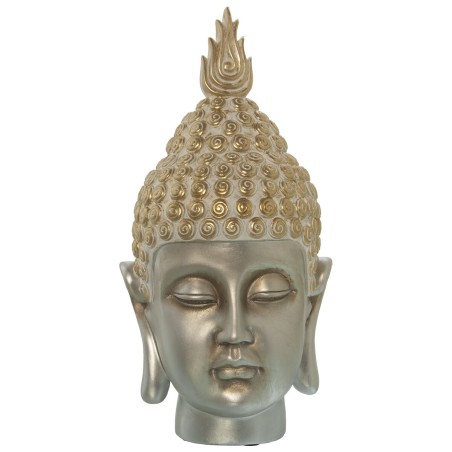 Bust Alexandra House Living Plastic Golden Buddha 19 x 19 x 35 cm