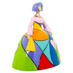 Decorative Figure Alexandra House Living Multicolour Plastic Dress 19 x 13 x 21 cm