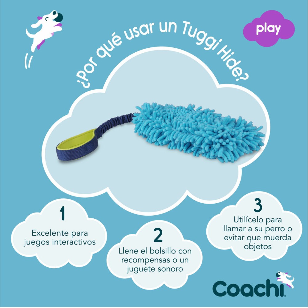 Trainingsspielzeug Coachi TUGGI HIDE Blau