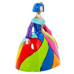 Deko-Figur Alexandra House Living Bunt Kunststoff Kleid 15 x 13 x 20 cm