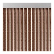 Curtain Acudam S-350 Doors Brown Exterior PVC Aluminium Tapes 90 x 210 cm