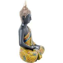 Deko-Figur Alexandra House Living Bunt Kunststoff Buddha 29 x 17 x 41 cm