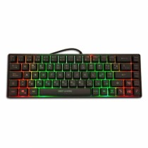 Tastatur CoolBox mini TM065 Qwerty Spanisch Schwarz