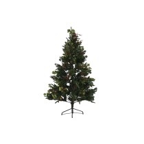 Sapin de Noël Home ESPRIT Rouge Vert PVC Métal 115 x 115 x 180 cm