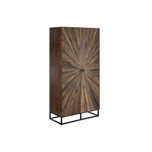 Cupboard Home ESPRIT Natural Recycled Wood 45 x 90 x 180 cm