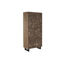 Cupboard Home ESPRIT Teak Coconut Fibre 85 X 40 X 185 cm