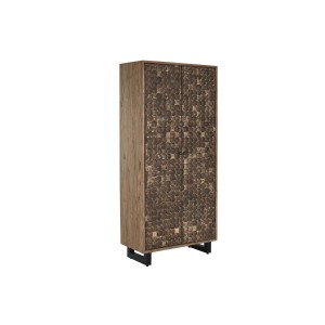 Cupboard Home ESPRIT Teak Coconut Fibre 85 X 40 X 185 cm