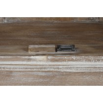 Displayständer Home ESPRIT Weiß Mango-Holz 120 X 44 X 210 cm